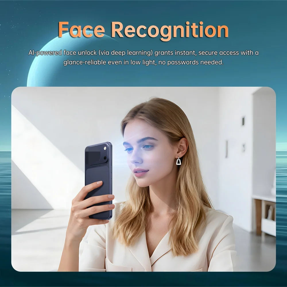 K-Touch Smartphone Android 5G For 17 Pro Max Smart Mobile Phones Dual Sim 22G+2TB Cell Phone Face Unlocked 7.3inch HD 5G Dual SIM 7800mAh Battery