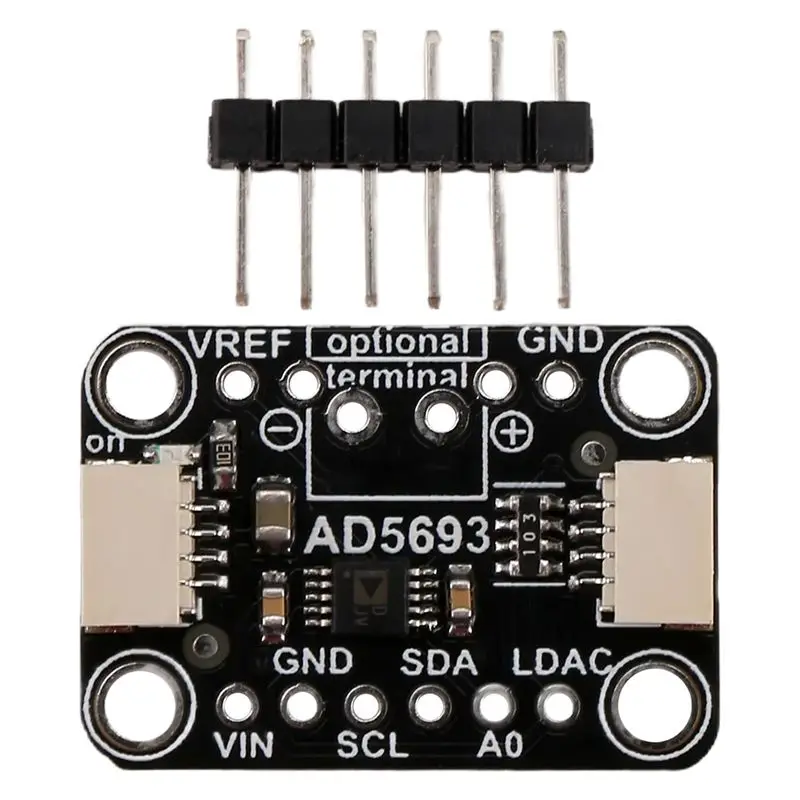 A75Q-AD5693R 브레이크아웃 보드 I2C 인터페이스 STEMMA QT Qwiic와 호환되는 16비트 DAC 모듈