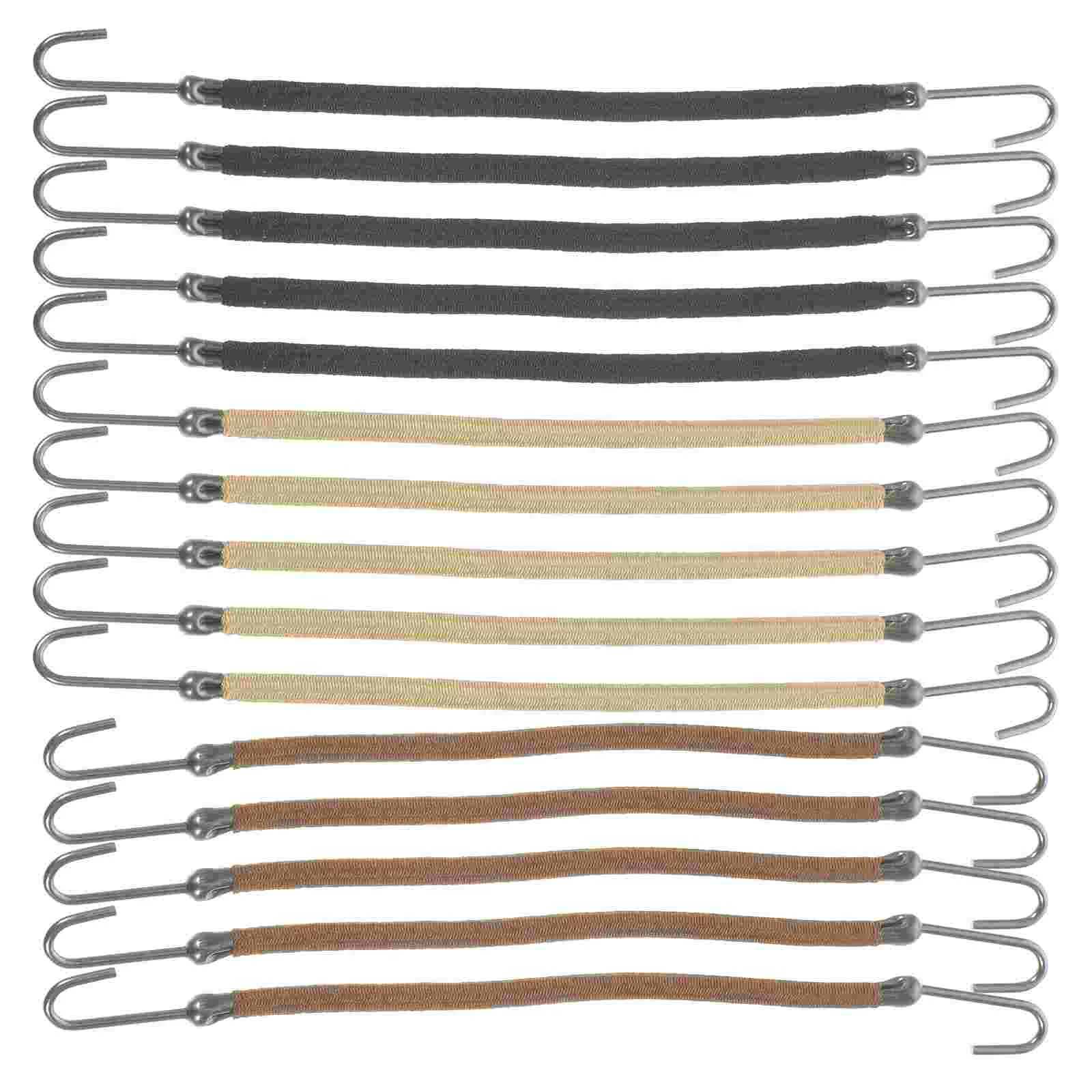 

15 Pcs Hair Hook Cord Tie Accessories for Headband Ponytail Holders Bungee Ties