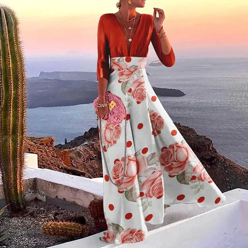 chinese dress ladies Lavender 3D Floral Lace A Line Sleeves Long Prom Dresses PSK446 US12 / As Picture
