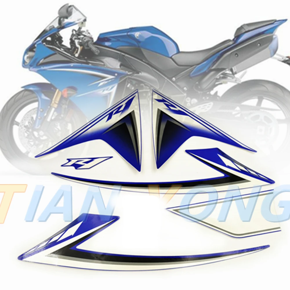 

Обтекатели для мотоциклов YAMAHA R1 YZF1000 YZFR1 2009 2010 2011 2012 2013 Оригинальные заводские перегравированные Переводные картинки в комплекте