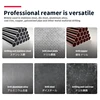 DRINYOUNG Taper Pin Hand Reamer 1:50 Conical Degree Sharp Manual  HSS  Blade  Shank   CNC Tools High precision 4