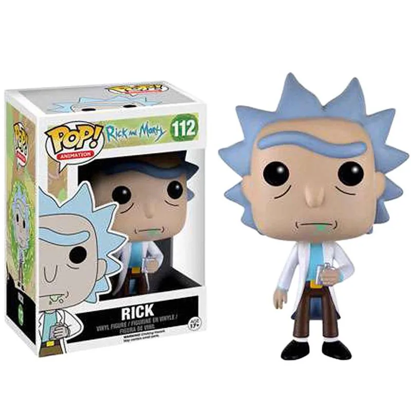 Figuras de anime Rick #112 #174 Mr.Meeseeks #332 Pickle Rick Figura de acción de vinilo Juguetes Regalos para niños
