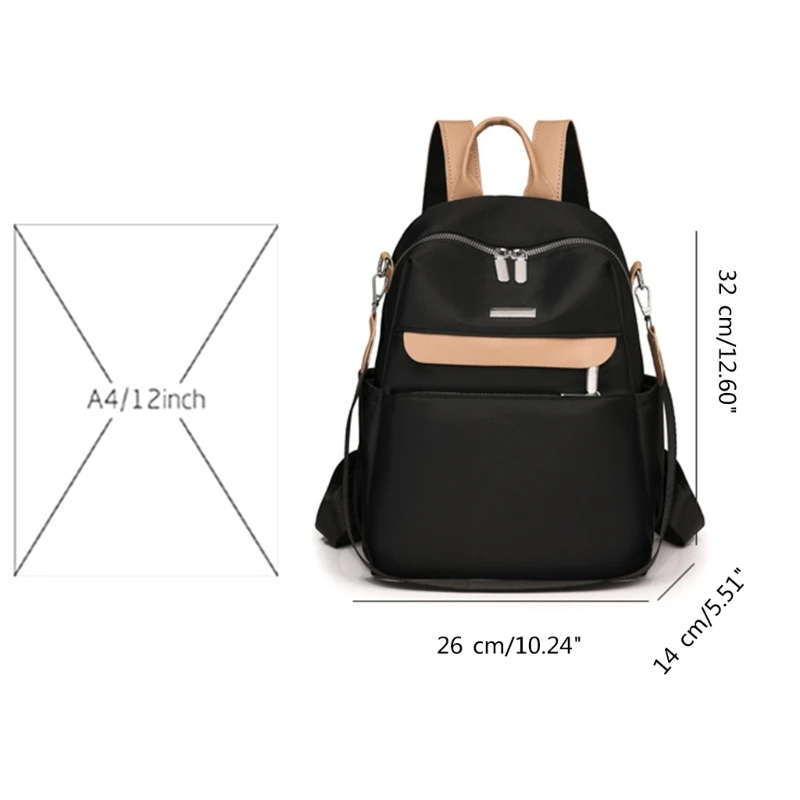 Travel Pack Backpack for Girl Student Fashion School Bag Large Capacity Book Bag