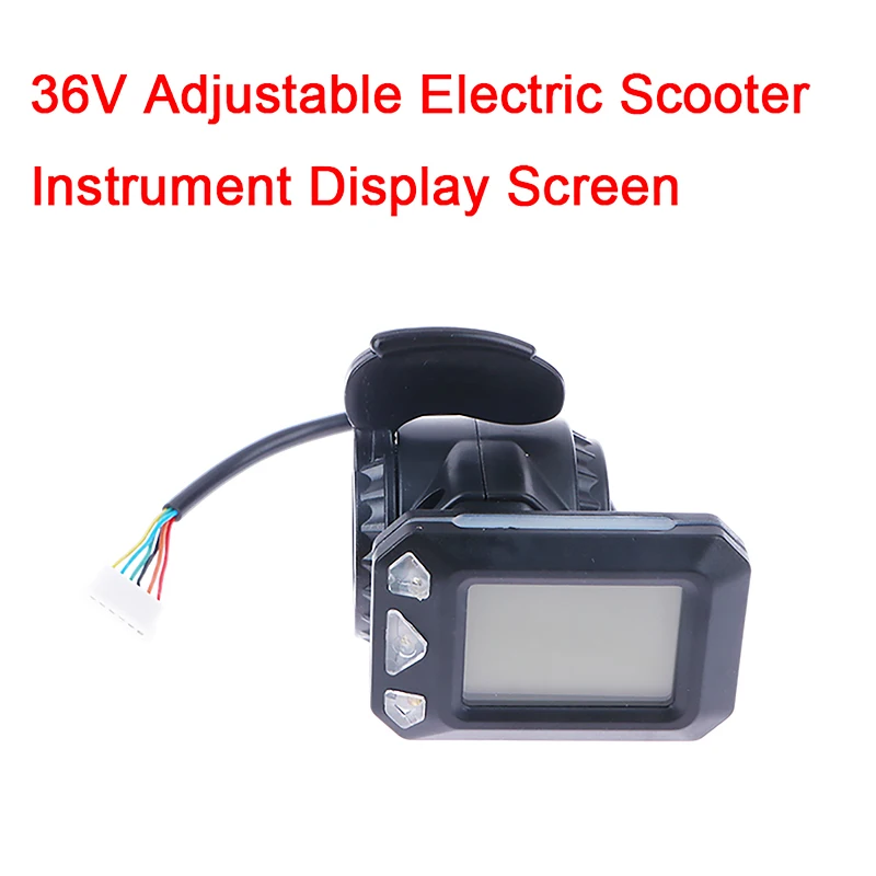 1Pc 36V Adjustable Electric Scooter Instrument Display Screen Switch Accelerator For 5.5/6.5 Inches Parts electric scooter display cover electric vehicle speed handle motorcycle speedometer display