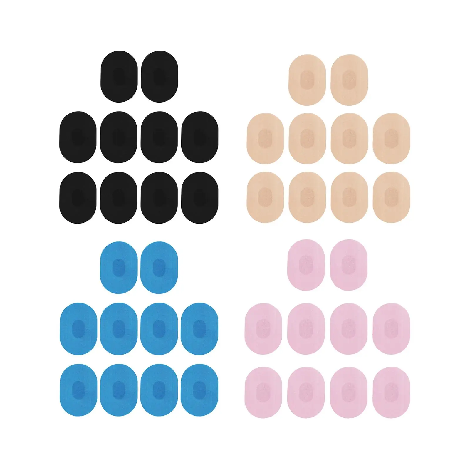 

10x Patches Waterproof Sensor Covers Strong Stick Non Slip Sports Sensor Stickers for Running Sports Sports Fitness