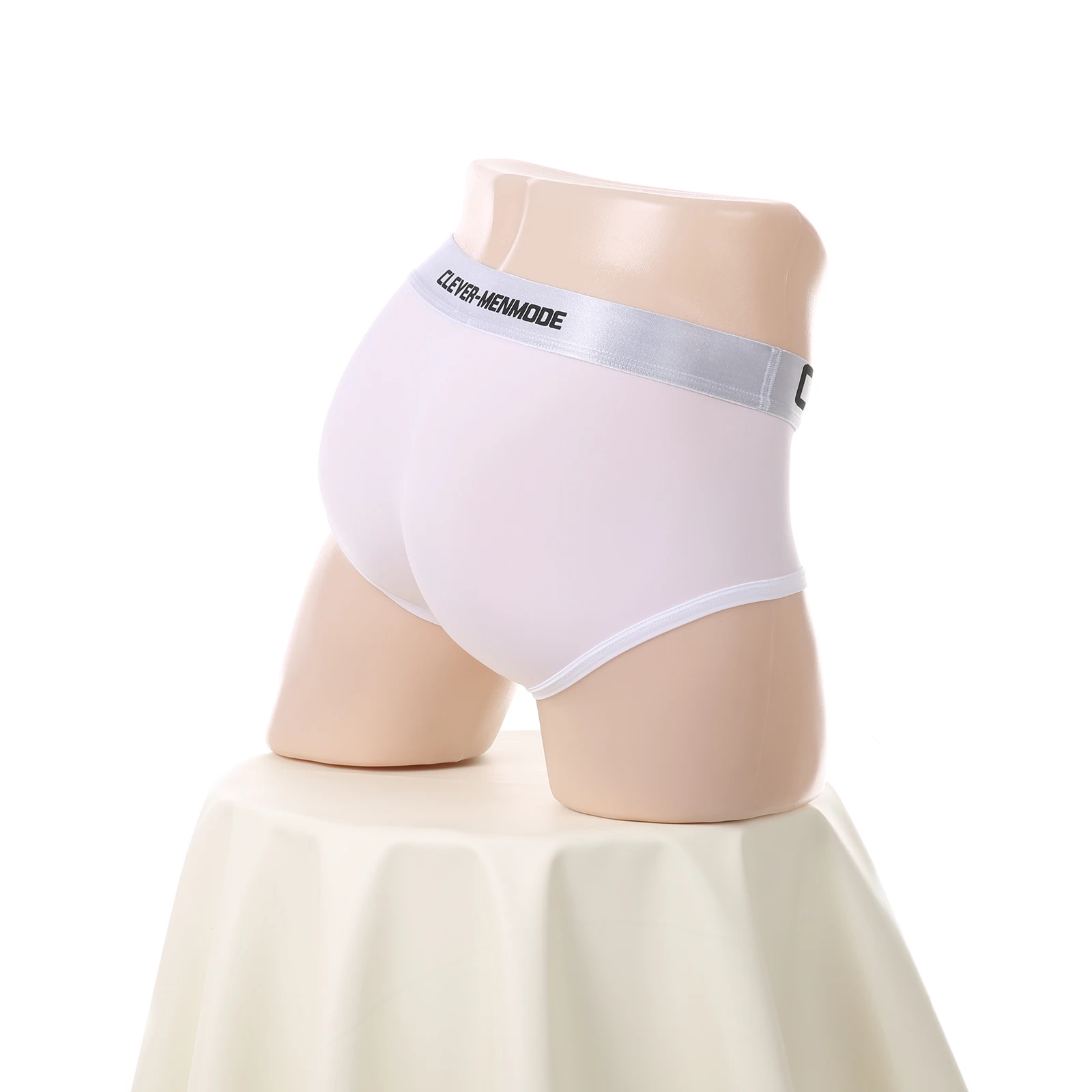 4er-Pack Herren-Boxershorts, Sport, Sportunterwäsche, Ausbuchtungsbeutel, Übungsunterhose, Eisseide, Fitnessstudio, Kleidung, Boxershorts mit breitem Bund – Detail 6