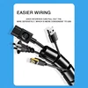 2M/1M Flexible Spiral Cable Wire Protector Cable Organizer Computer Cord Protective Tube Clip Organizer Management Tools 16/10mm 1