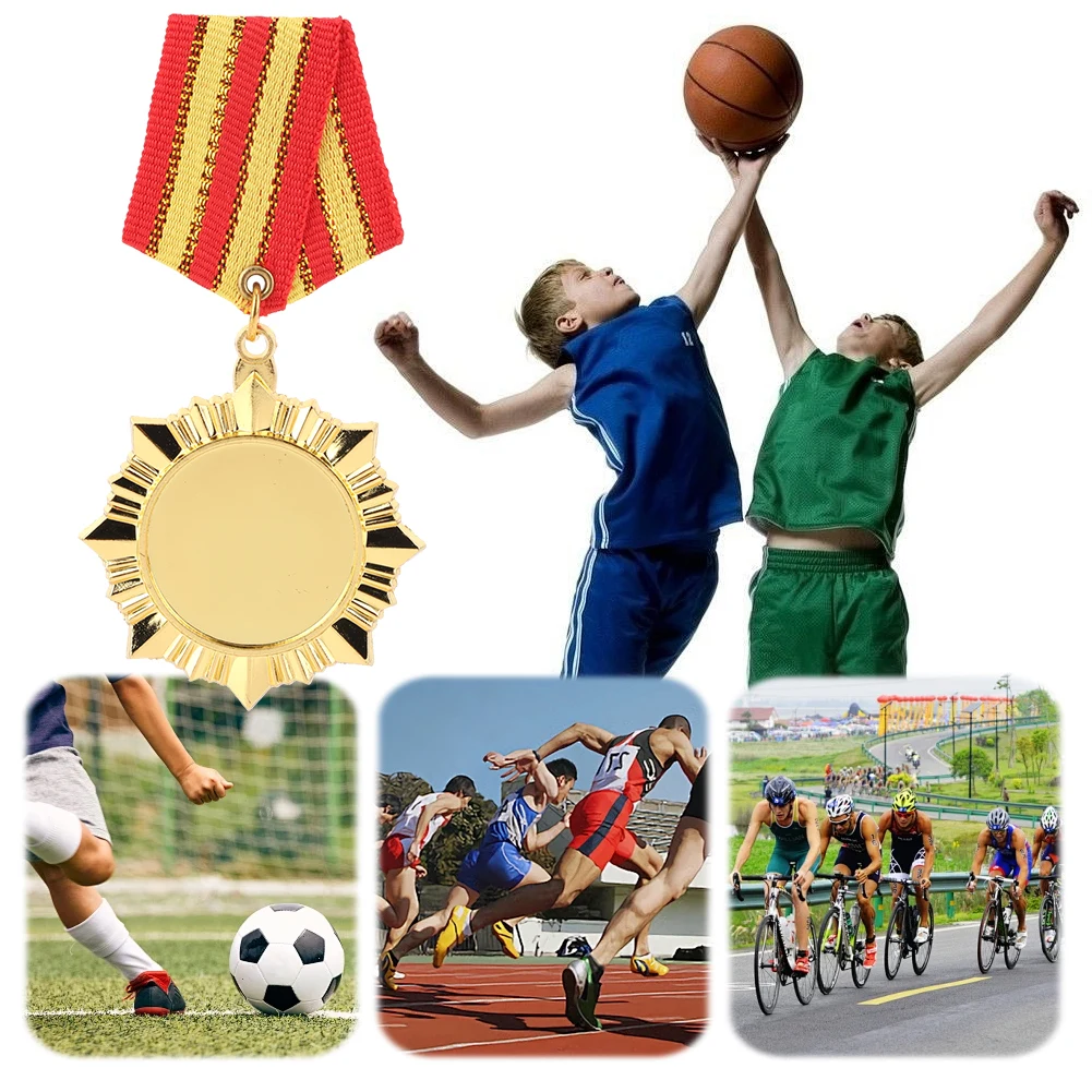 5cm Gold/Silver/Bronze Medal Award Medals Sports Rewards Students Rewards Metal Winner Medals for Talent Show Party Race