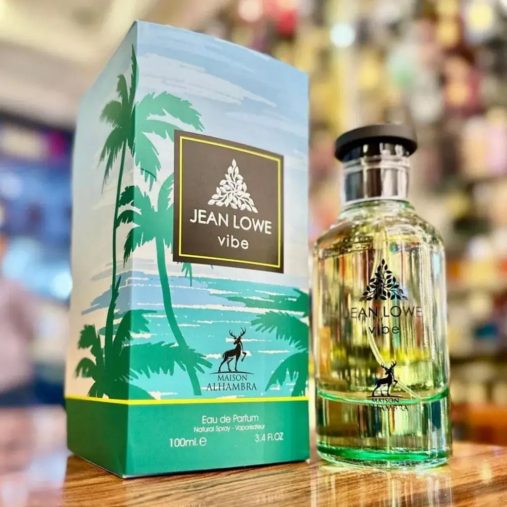 Maison Alhambra Jean Lowe Vibe Eau de Parfum Unisex Langanhaltender, frischer, holzig-aromatischer Duft Tropischer Duft Sommer Täglich_voghion.com