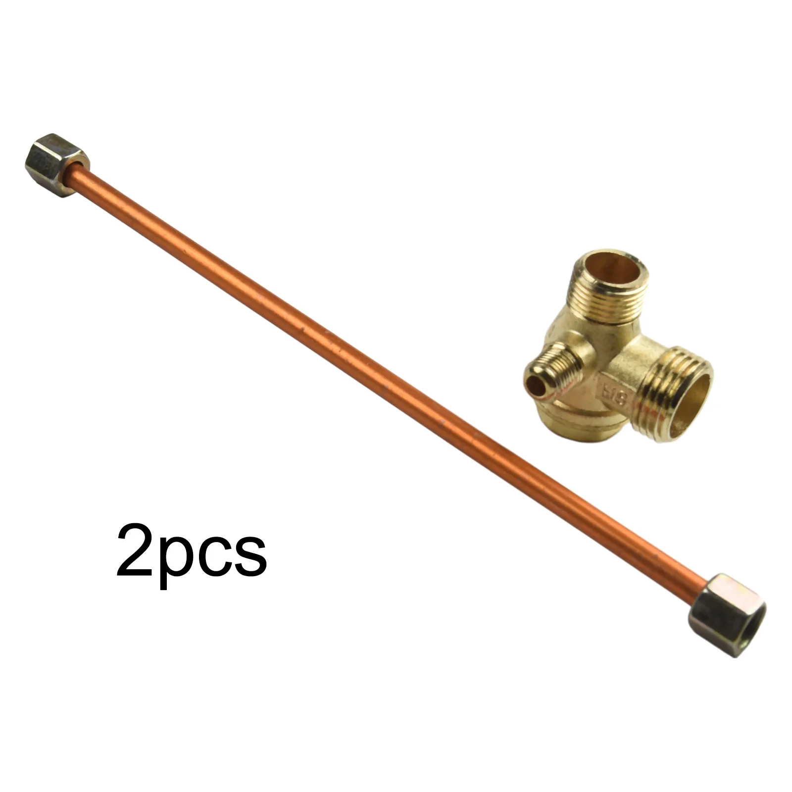 

Connectors Air Compressor Parts Check Valve Check Valve Exhaust Tube Oil Pump With 3-Port Zinc Alloy 200mm Exhaust Tube