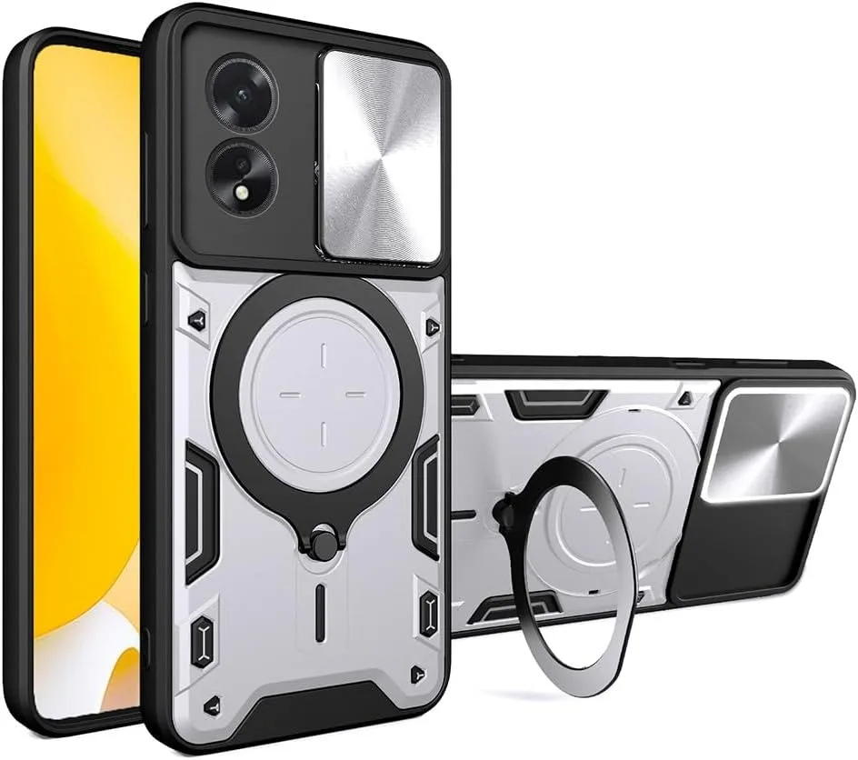 Kickstand Armor Shield Case with Lens Protection – Shockproof and Durable