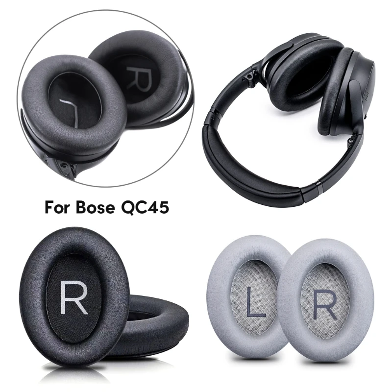ReplacementEarPadsforBoseQC45QC35HeadphonesEarpadsEarmuff