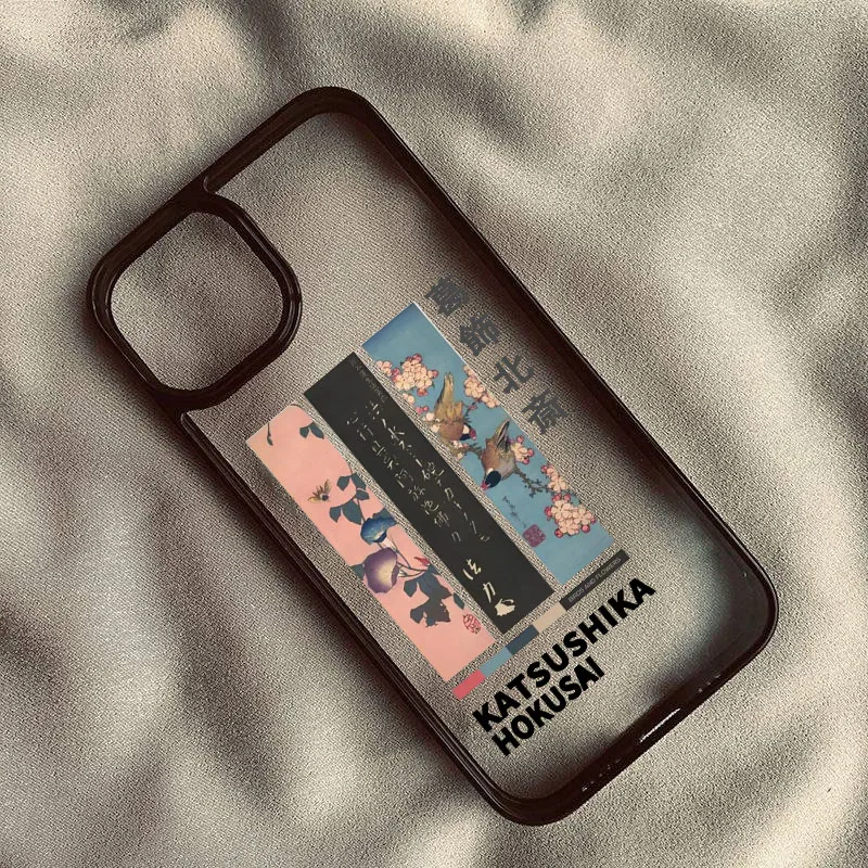 Japan Series Aesthetic Scenery Transparent Phone Case Cover