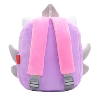 Girls School Backpack Cute Purple Unicorn Kids Plush Backpack Kindergarten School Bag 6