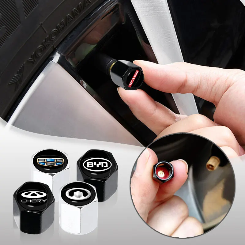 Aluminum Alloy Car Wheel Tire Universal Parts Valve Caps For Toyota