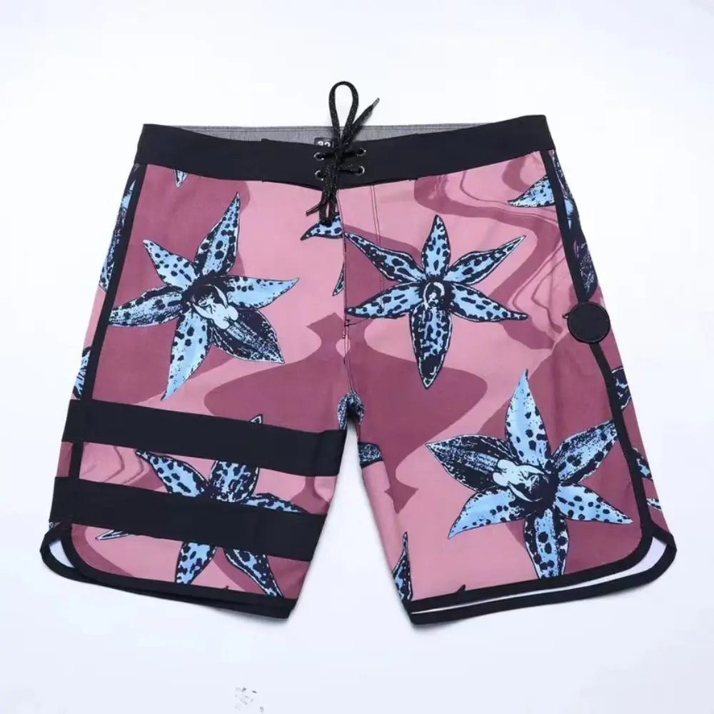 2024 New Summer Fashion Men Board Shorts Men Phantom Bermuda Beach Shorts Swim Shorts Men Waterproof Quick Dry Swimwear New 5