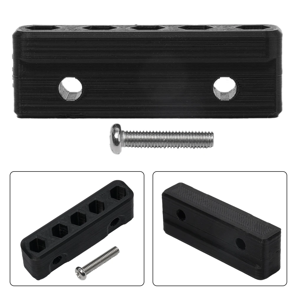 

1 Set Magnetic Bit Holder Drill Bit Organizer 5 Spots Drill Bit Screw Set 150 ° F Temperature Resistance Use For 18V Tools