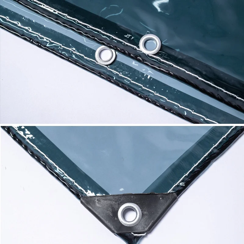  Lona transparente de alta calidad de PVC para ventana de balcón  al aire libre, 9.8 x 9.8 ft, lona de tela de plástico impermeable (tamaño:  9.8 x 13.1 pies/9.8 x 13.1
