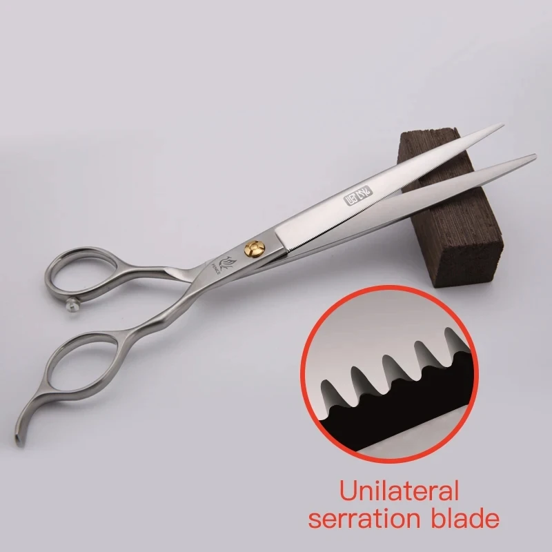 Dog Grooming Scissors Fenice Professional 7.0 /7.5 inch pet grooming dog hair trimmers scissors serrated blade