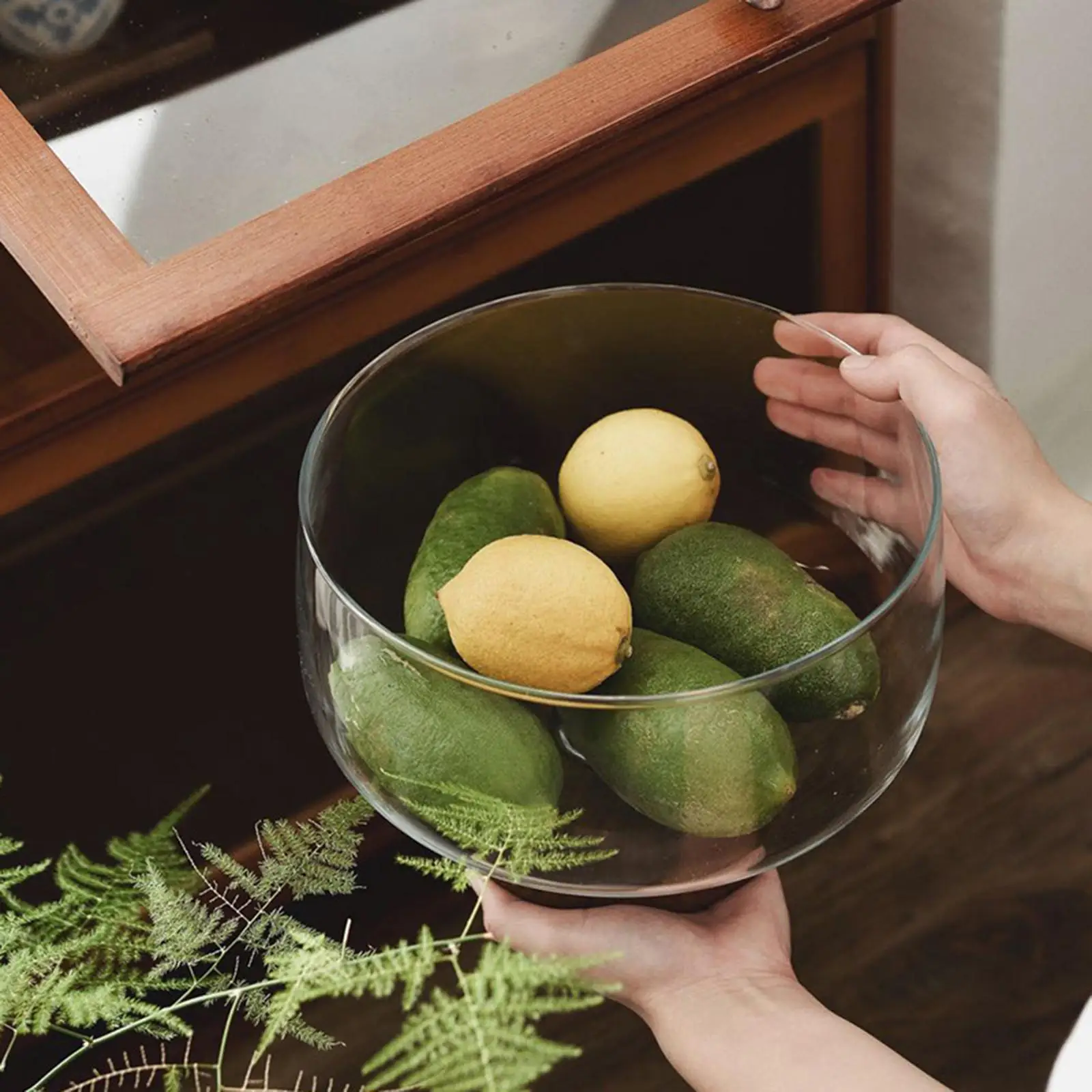 Glass Fruit Bowl Fruit Tray Fruit Tray Platter for Dessert Snack Home