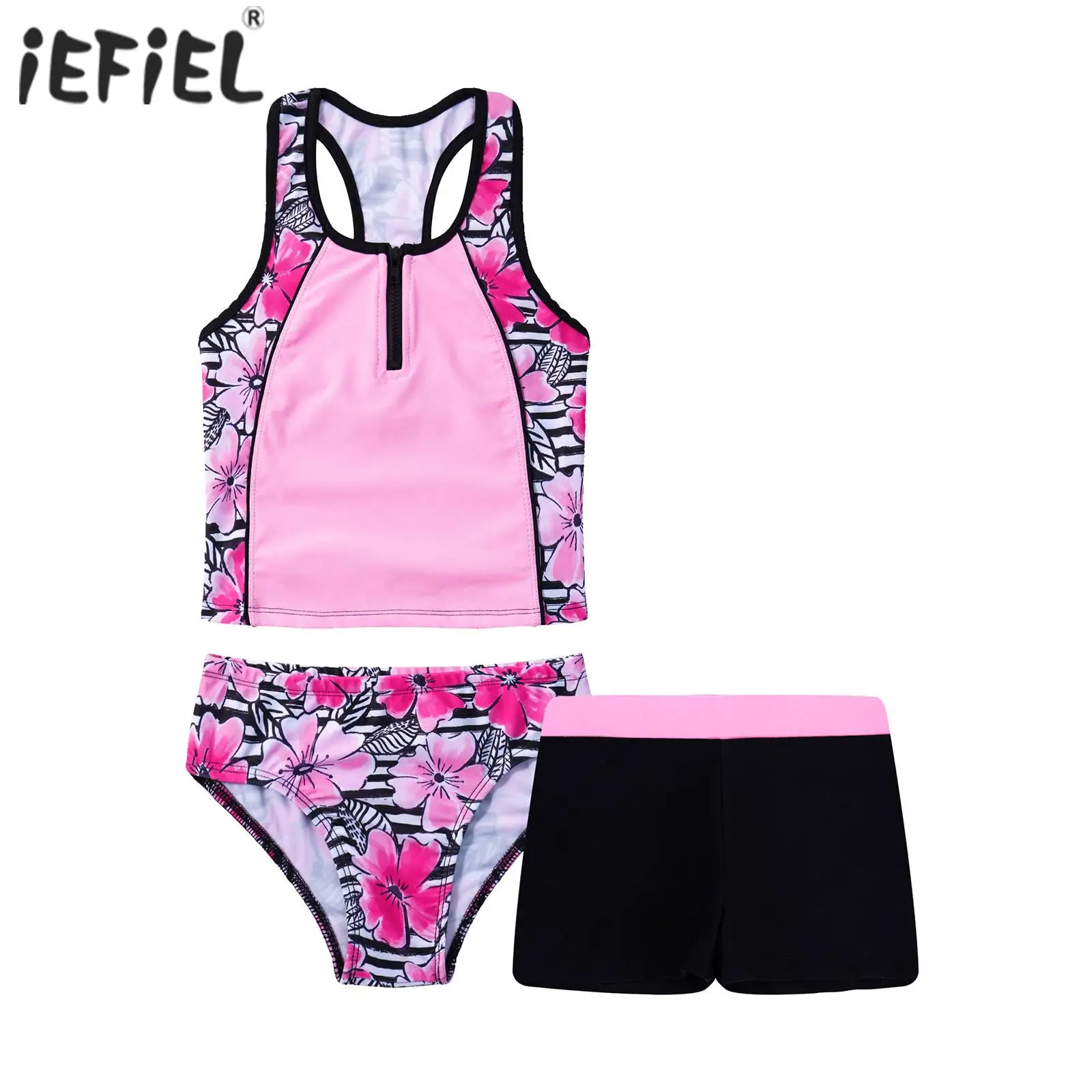 Culotte Fille 14 Ans MSemis Maillots De Bain à Volants Maillots Deux Pièces Motif Maillots Deux Pièces Fille - 11