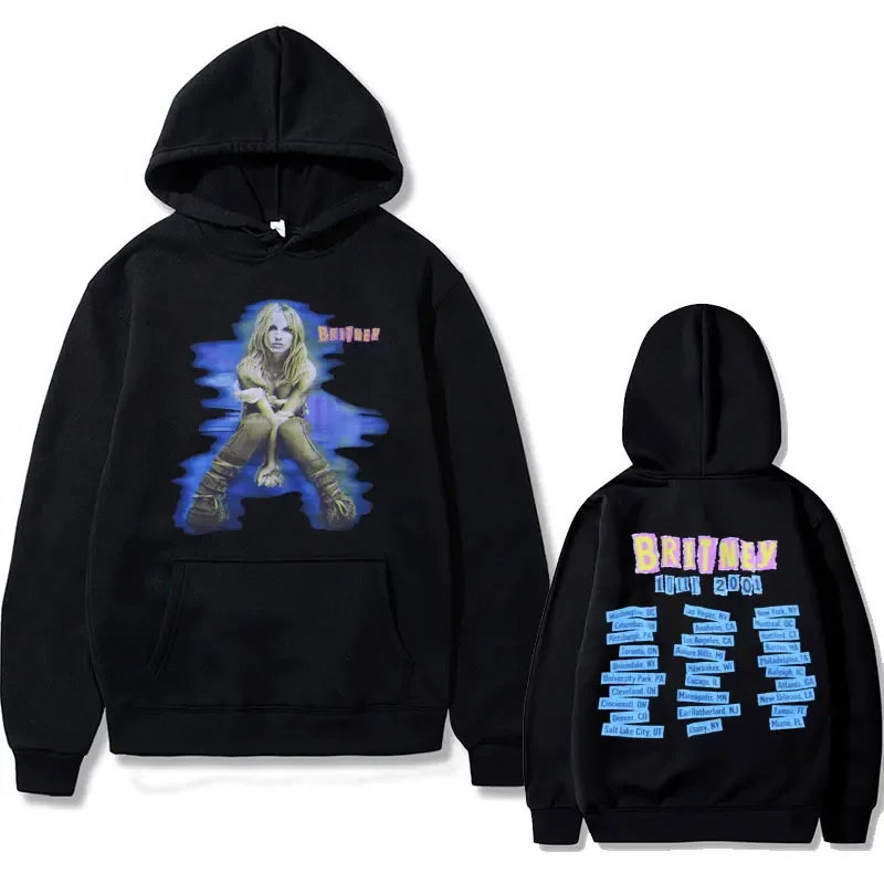 

Britney Spears The Britney Tour 2001 Hoodie Autumn Winter Unisex Girl Oversized Clothes Tops Men Women Fashion Casual Sweatshirt