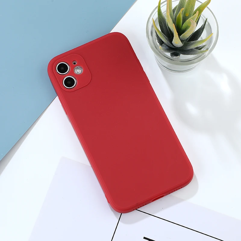 Silicone Candy Protective Phone Case with New Lens Design