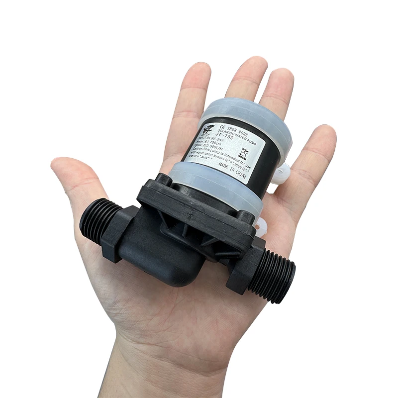 IP68 DC 12V 24V Stainless Steel Shaft Brushless 1/2" Water Pump Solar Water Heater Shower Circulation Fountain Pressurization stainless steel water pump