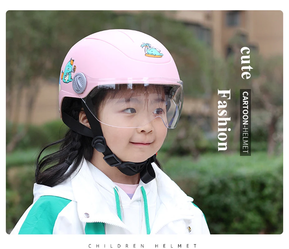Enfants Vélo Casque Enfants Vélo Casque Enfant Moto Casque de Protection  pour les Enfants de 2-8 Ans 