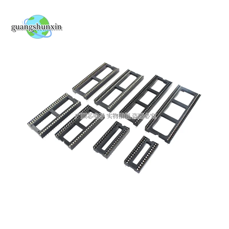 10 шт. IC квадратное отверстие IC розетка DIP6 DIP8 DIP14 DIP16 DIP18 DIP20 DIP24 DIP28 6PIN 8PIN 14PIN 16PIN 18PIN 20PIN 24PIN