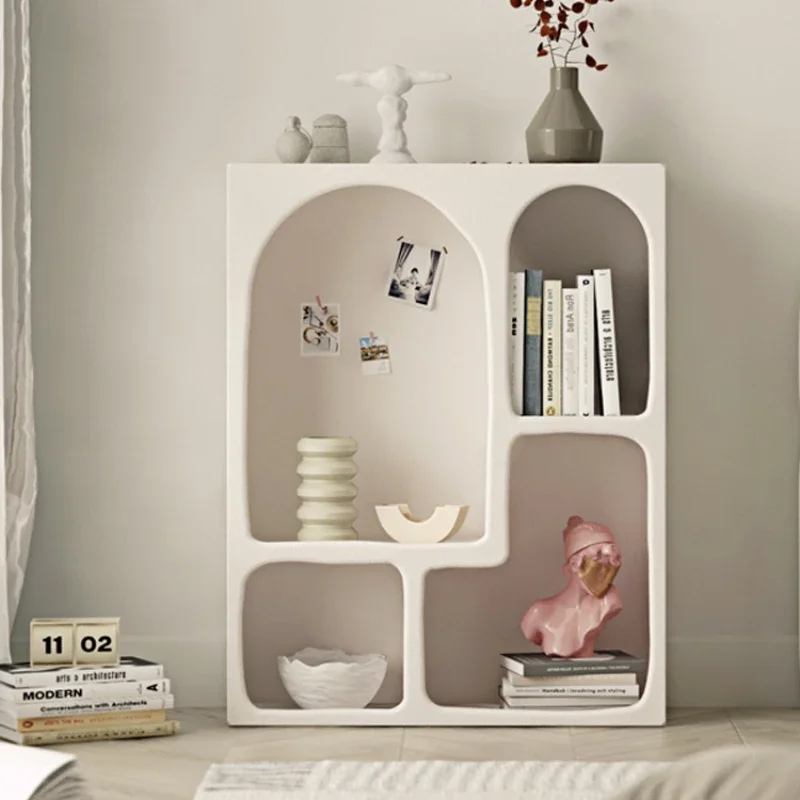 Student Bookcases Living Room Furniture Book Shelf Bedroom Storage Type Box Library Armarios Para Salon White Home Cabinet Rack