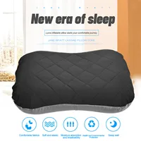 Ultralight Camping Pillow Iatable TPU Camping Iatable Pillow Convenient Outdoor Camping Portable Travel Napping Air Pillow 2
