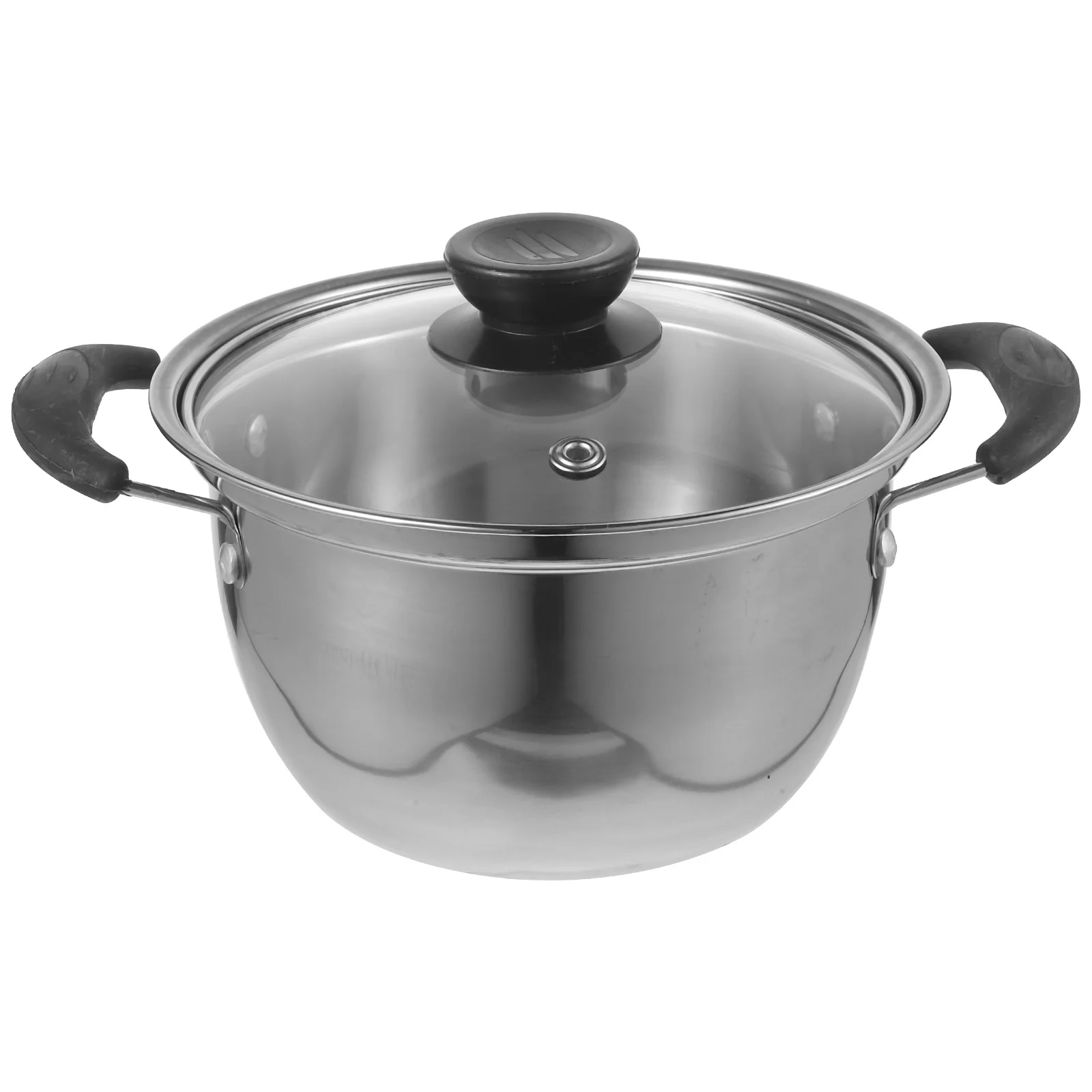 

Stainless Steel Stockpot Kitchen Cookware Versatile Cooking Pot Gas Stove Saucepan Anti-leak