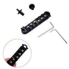

Roller Saddle Locking Black Chrome Bridge Fit for Electric Guitar dropshipping