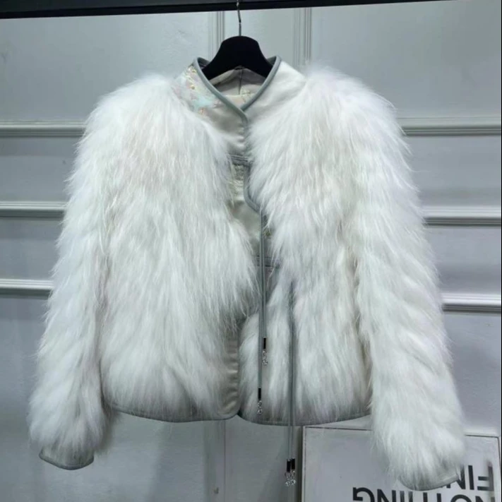 

2023 women winter new style real wool fur coat custom trendy full fur warm jacket streetwear higb quality fashionable coat
