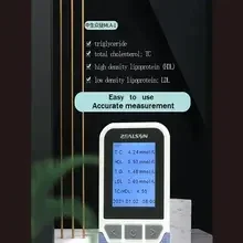 Total Cholesterol and Triglyceride Test Strips Five Items Home Use Zhongshengkang Fully Automatic Blood Lipid Detector