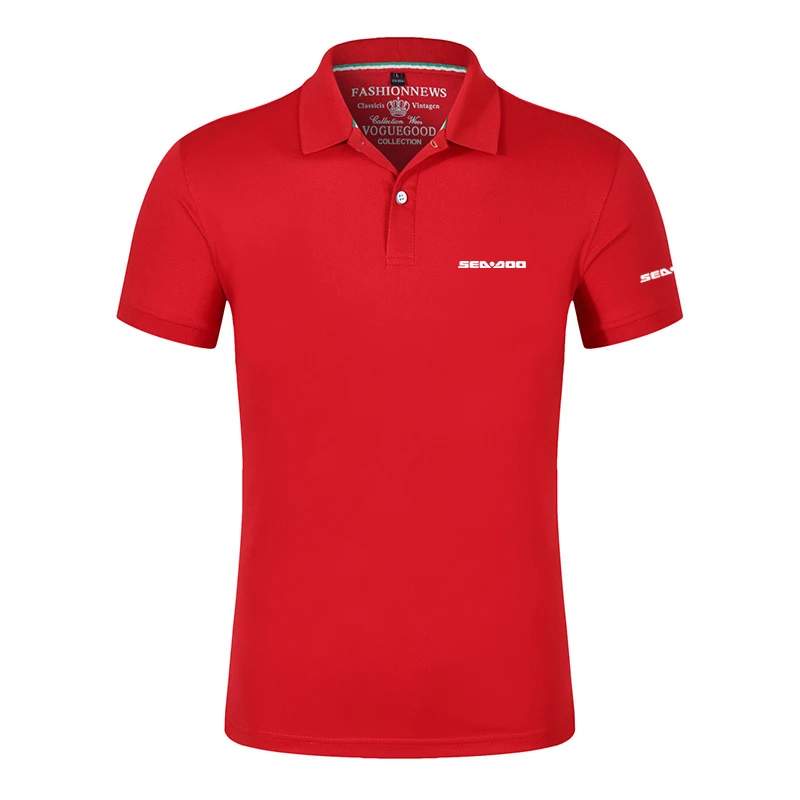 2024 Sea Doo Seadoo Moto New Brand Summer Polo Shirt Men High Quality Short Sleeve Business Comfortable Casual Tops 4