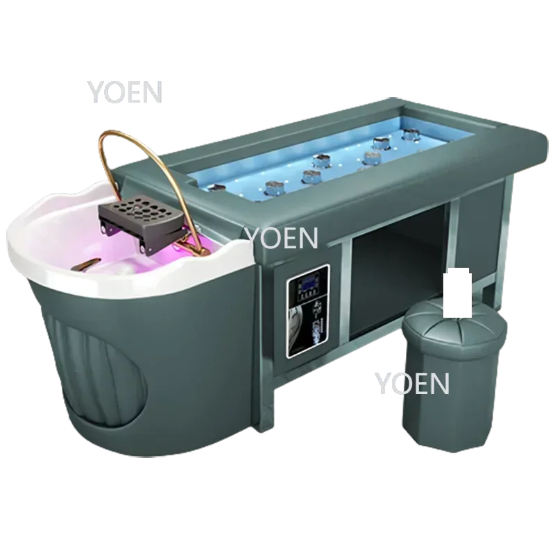 

Hair Salon Shampoo Chair Hairdressing Massage Stylist Spa Shampoo Bed Head Treatment Lavacabezas Hairdressing Furniture GP50CS