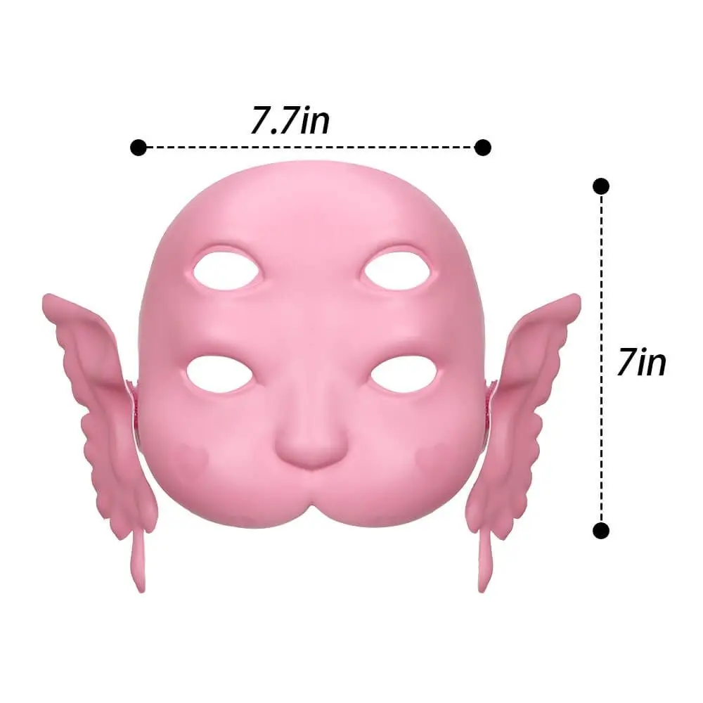 3D Printed Pink Crying Mask - Latex DIY Party Accessory Cosplay Costume