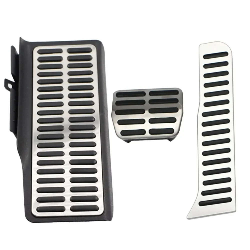 Stainless Steel Car Fuel Gas Pedal Pads Foot Rest Pedals Cover for Volkswagen Vw New Jetta MK6 LHD Car-Styling