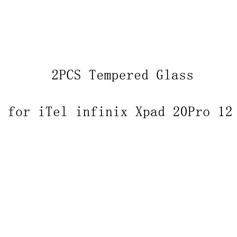 Premium Tempered Glass Screen Protector - 2 Pack, Crystal Clear HD
