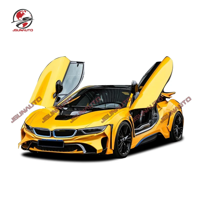 

High Quality Wide Body Kit For BMW-I8 2014+ Front Bumper Side Fender Wide Wheel Eyebrow For I8 Carbon Accessories