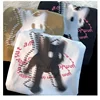 Cute Cat Print Design O-neck Short-sleeved T-shirt Women Ins Fashion Trend Couple Versatile Loose Y2k Top Women T-shirt 4