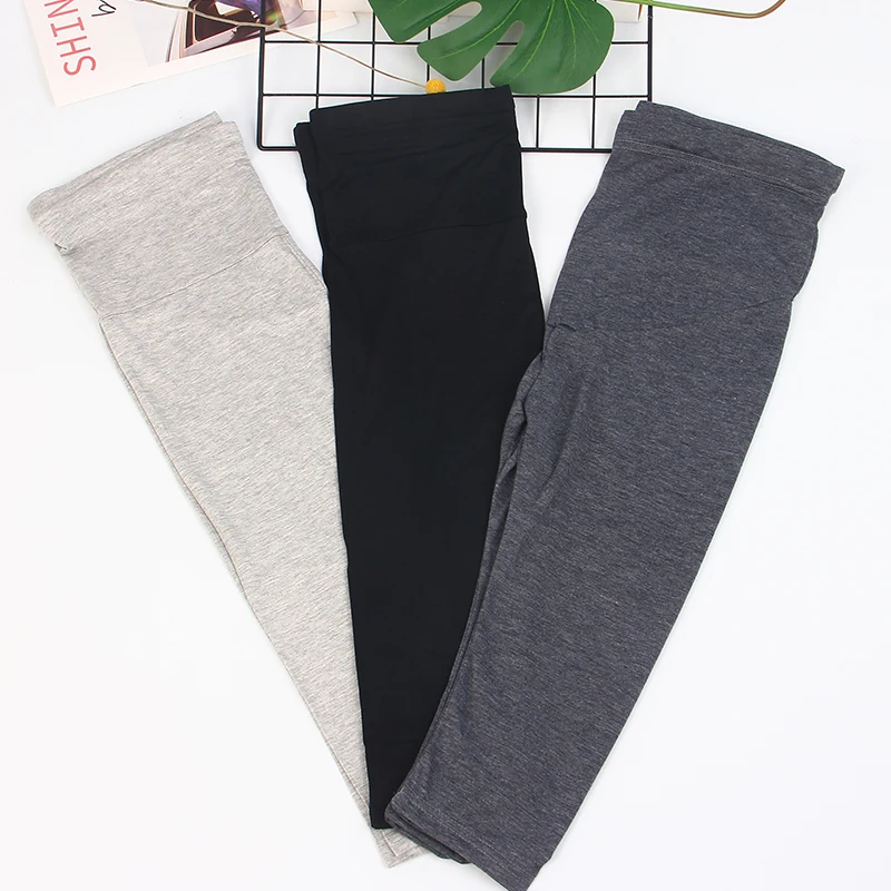 Maternity Leggings Pregnant Casual Pants Fashion Thin Pregnancy Leggings summer Comfort Women Pregnant Winter Clothes