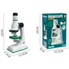 1200X Microscopio Kit Portable Microscope High Definition Eyepiece Experimental  Tools for Children's Lab Education Experiments 6