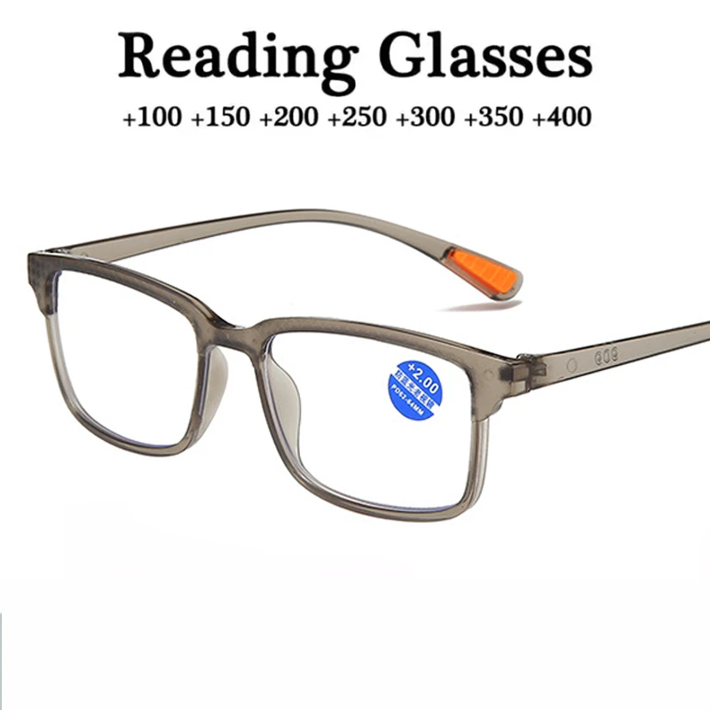 Vintage Reading Glasses Men Anti Blue Light Presbyopic Glasses Women