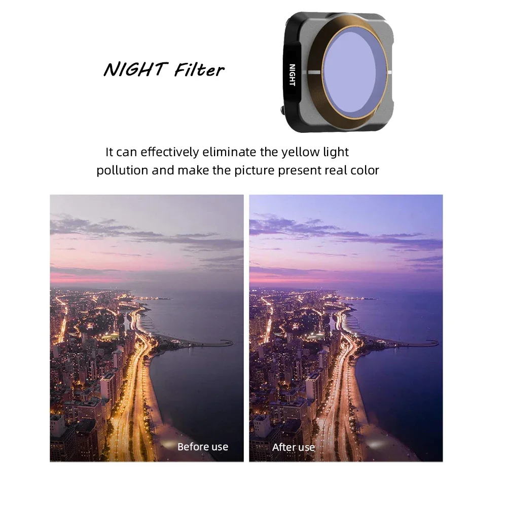 Drone Filter For DJI Mavic air 2 UV CPL ND 8 16 32 64 1000 Star Natural Night Filters Air2 Protect  Camera Lens Accessories 3