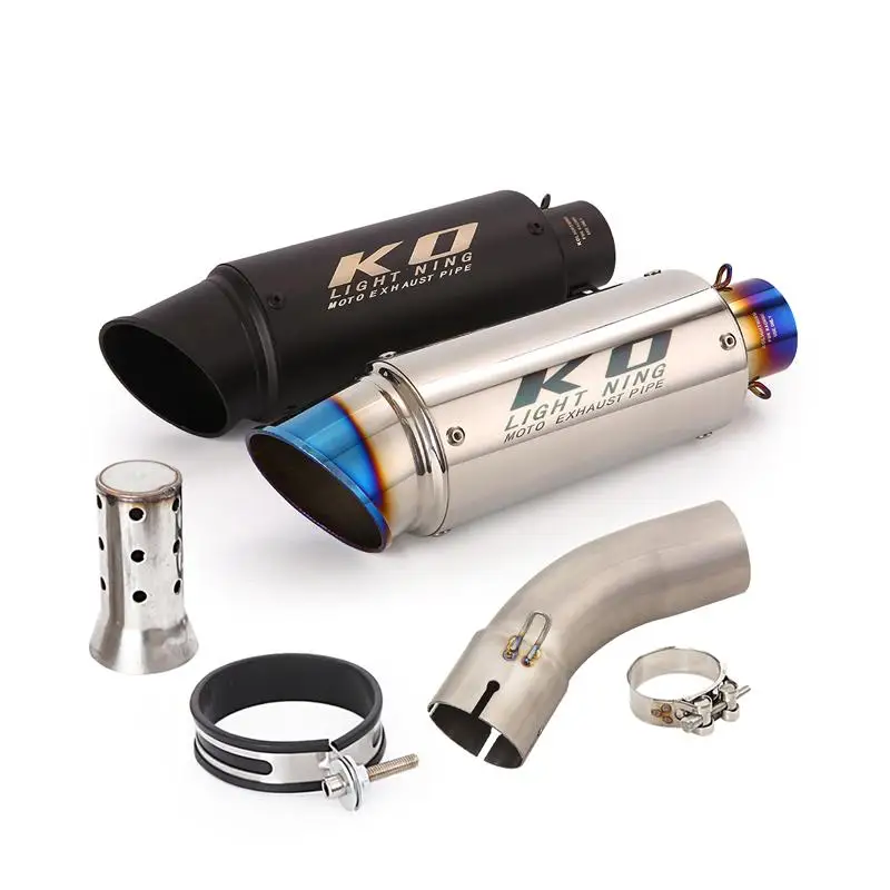 For Kawasaki ZX-4R ZX-4RR 2023 Motorcycle Exhaust Muffler Mid Link Pipe Stainless Steel 51MM Tail Escape Middle Tube Silencer - Image 5