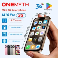 SOYES ONEMYTH M16 Pro 3G Mini Smartphone 4.0" HD Full Screen 2000mAh 2GB RAM 16GB ROM 5MP Camera Dual SIM With Face ID Whats APP 2